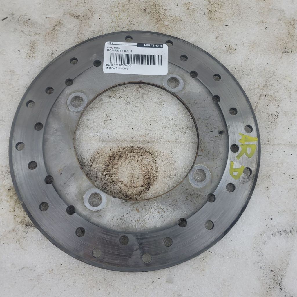 (new ref. bg4-f5711-01-00) disc, brake