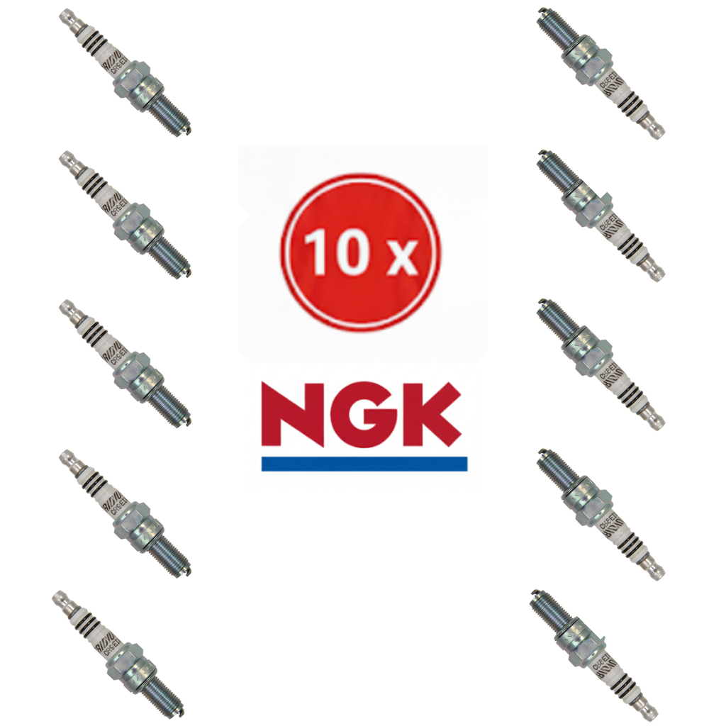 Set of 10 NGK Iridium CR9EIX Spark Plugs - The Ultimate Upgrade for Performance & Longevity (Sportbike/Personal Watercraft)