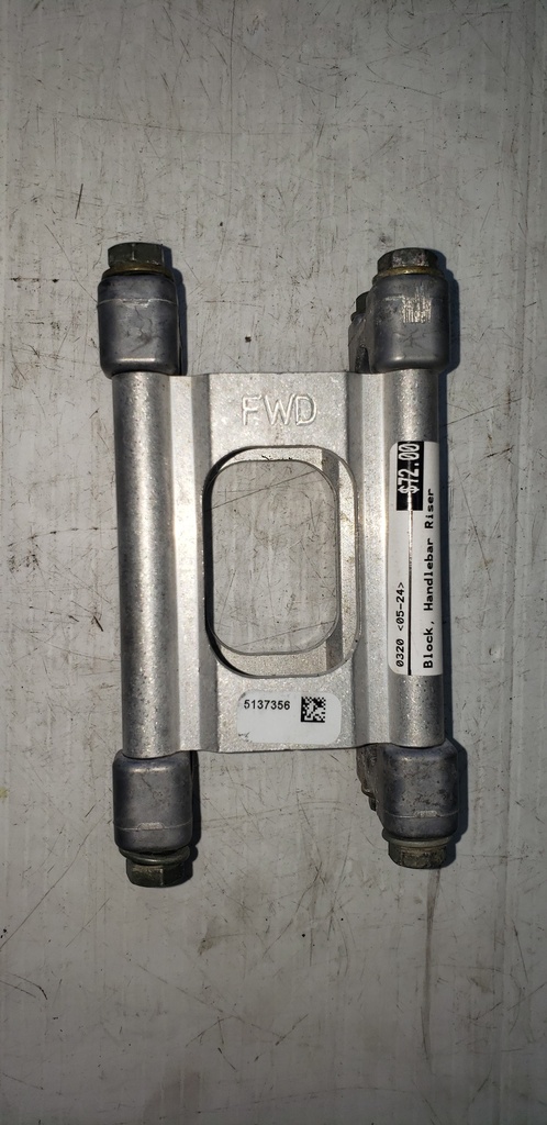 handlebar riser block, 89 mm