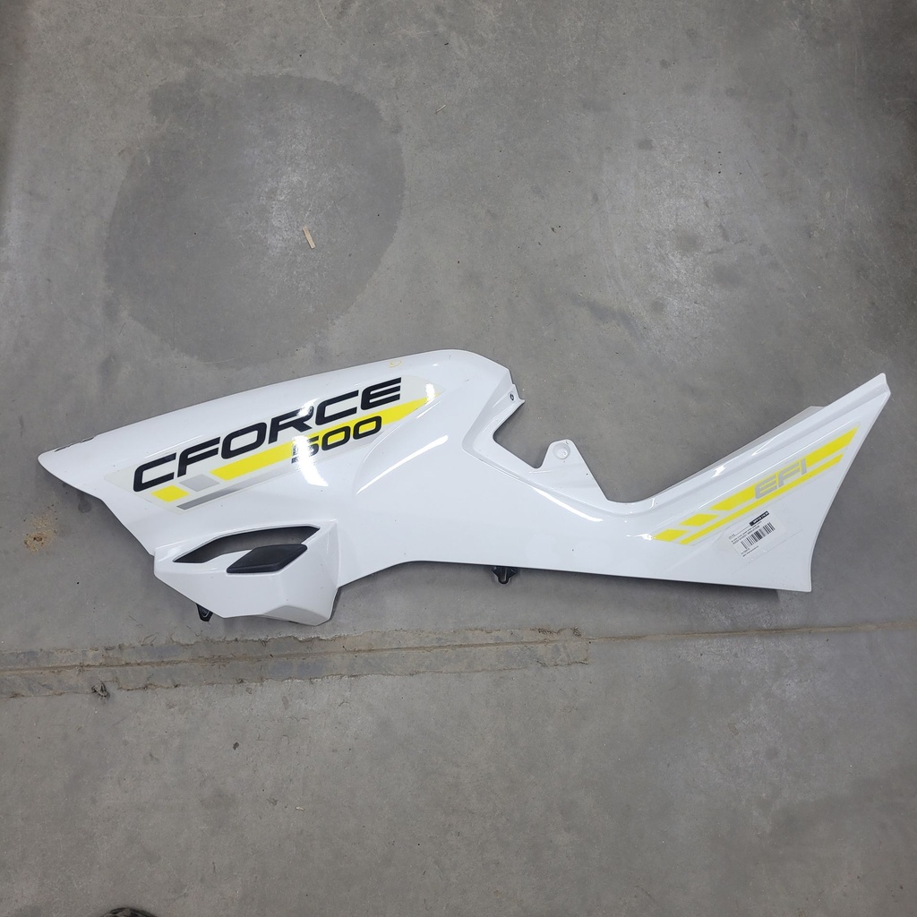 lh side cover, pearl white pearl white