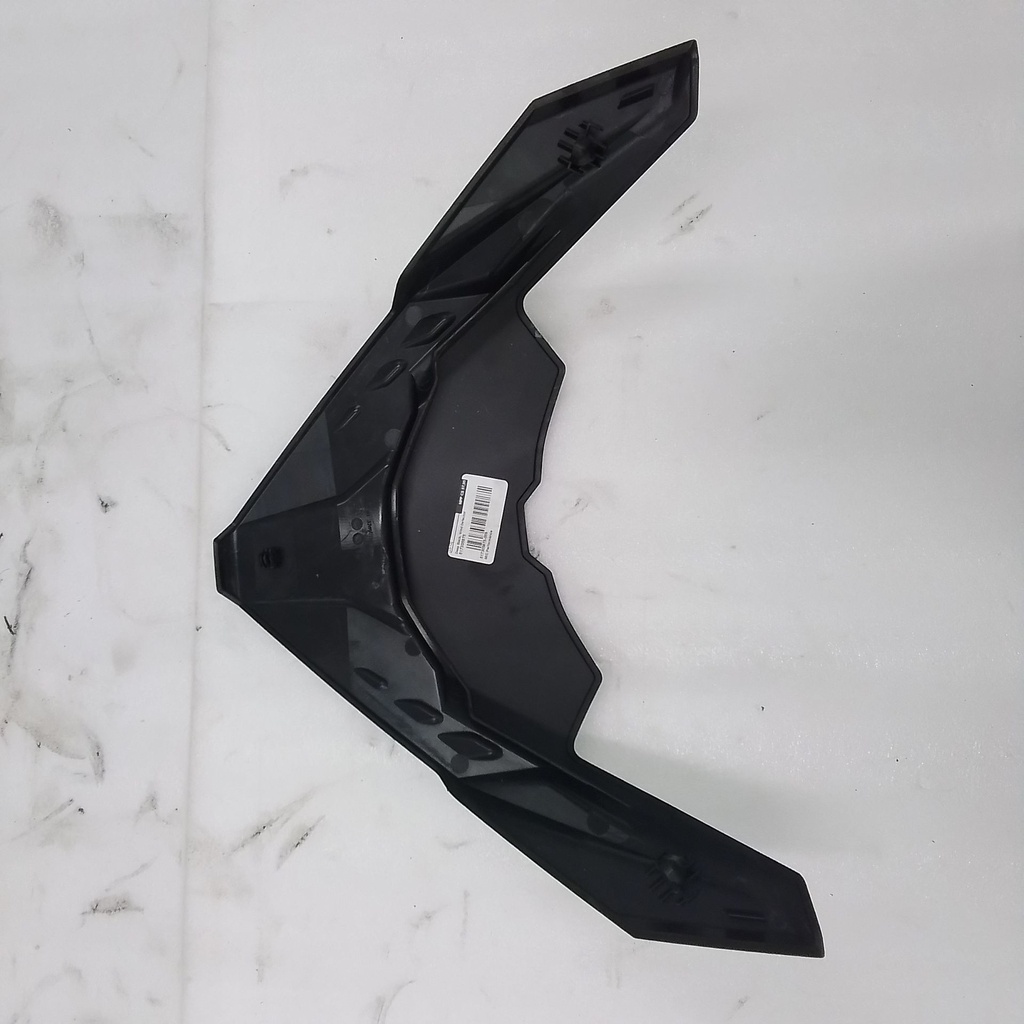 deep black, wind deflector