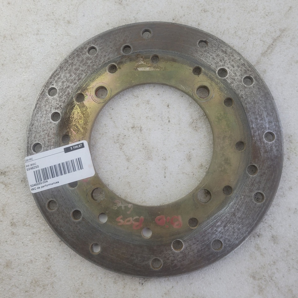 rear brake disc 8.625 in.