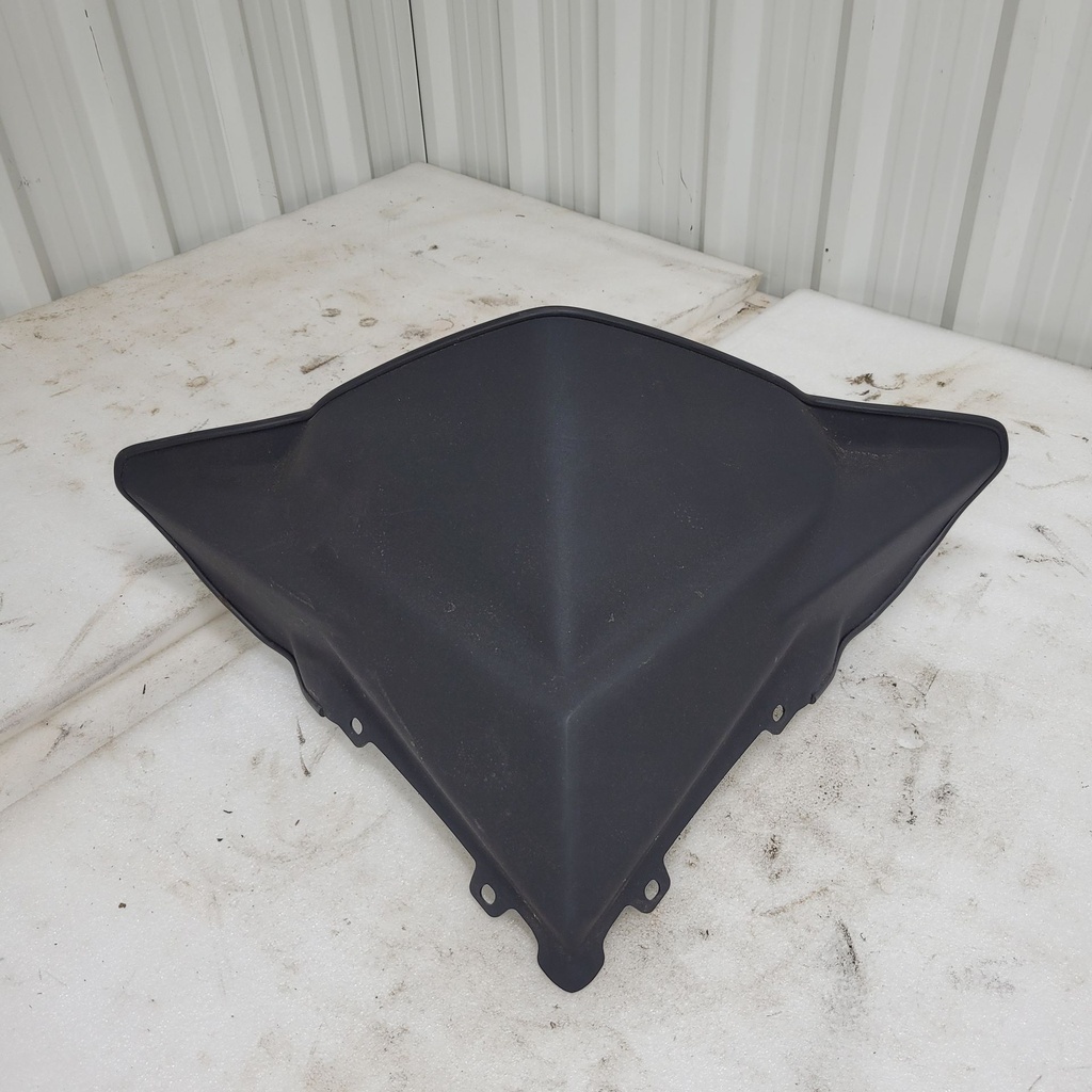 windshield, matte black, rmk