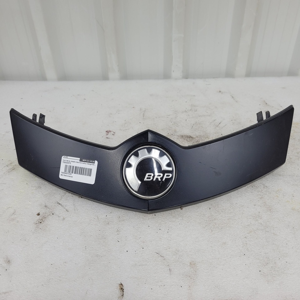 front fascia, metallic black rs-s red model