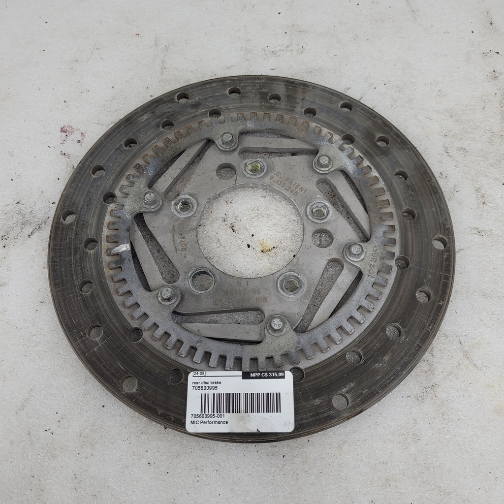 rear disc brake