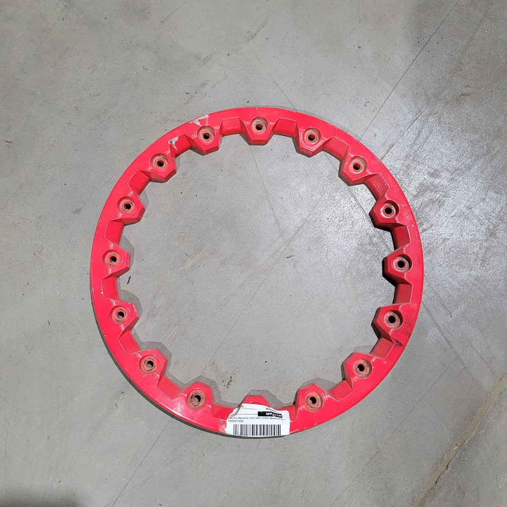 Can-Am Maverick 1000 XRS 13 Rim Beadlock Ring Red