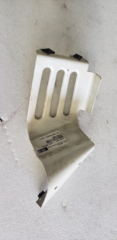 Footrest - Left White - 1707-555 arctic cat