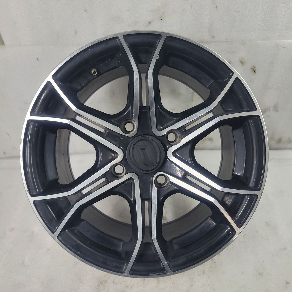 rear alum. rim 14", alum. rim, black