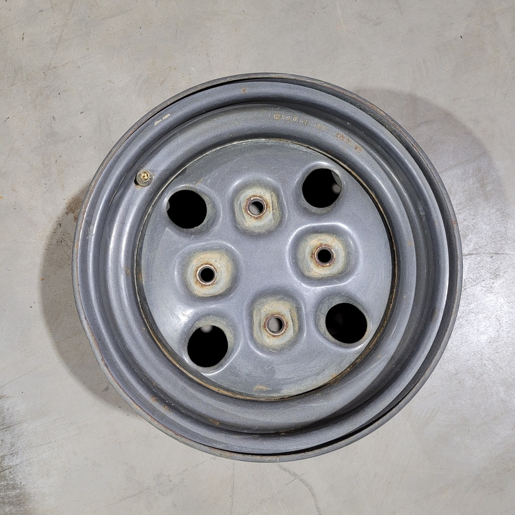 wheel,steel-ptd blk (12x7.5)