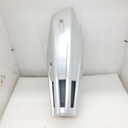 lh outer deco plate,cvt, ultra silver painted ultra silver