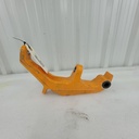 orange crush, rh ski leg +6 model northern lichen