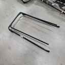 bumper, rear - black