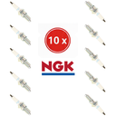 Lot de 10 Bougies NGK DPR7EA-9 (Pré-Réglée 0.9mm) - Pour Honda Shadow / VTX / Magna