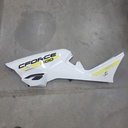 lh side cover, pearl white pearl white