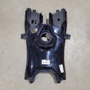 deep black, rear console