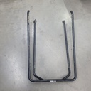 bumper, rear - black