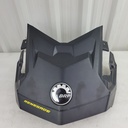 deep black, center hood