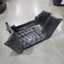 footwell, left, gloss black
