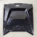 center access hood, gloss black