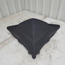 windshield, matte black, rmk
