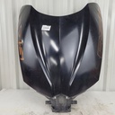 (new ref. 705008055) hood, metallic black rs-s alloy orange-black model