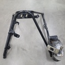 support, steering - black