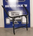 (new ref. 9999999) cab frame weld, front, matte bl