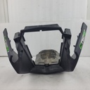 fascia, front w/o decal - black