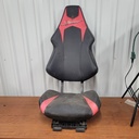 seat assy, black & red black&red