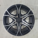 rear alum. rim 14", alum. rim, black