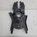 deep black, rear console