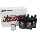 [10-3601-0849] BASIC 4 QUART SYNTHETIC ENGINE OIL AND CHROME FILTER KIT