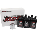 BASIC 5 QUART SYNTHETIC ENGINE OIL AND CHROME FILTER KIT