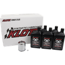 BASIC 5 QUART SYNTHETIC ENGINE OIL AND CHROME FILTER KIT