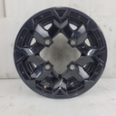deep black, 12 inch rim x 6